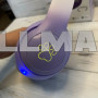 Навушники бездротові LED з вушками CAT STN-28 PRO фіолетові
